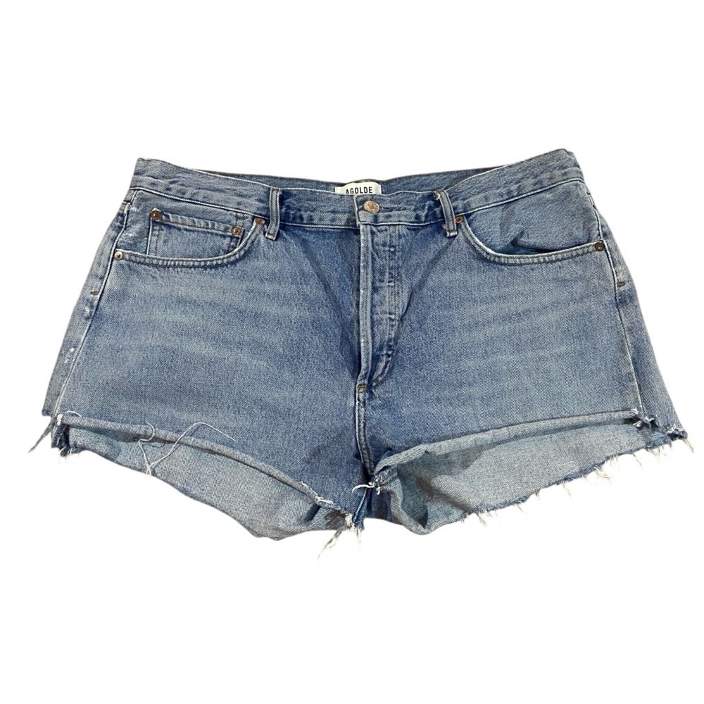 AGOLDE Parker Denim Jean Shorts 100% Organic Cotton Sz 32
